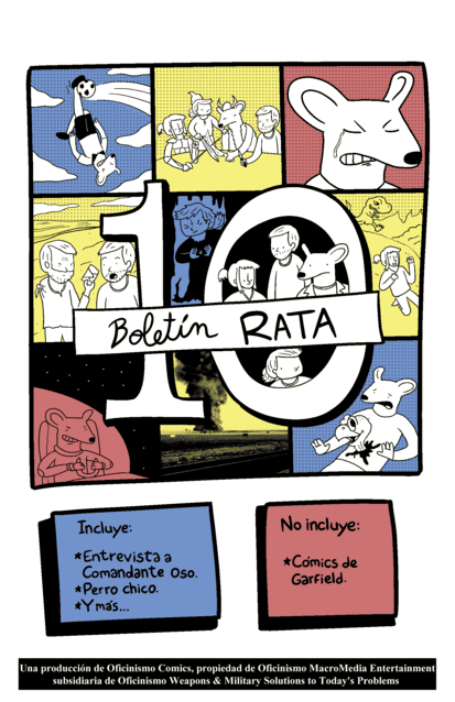 Boletín Rata #10 (portada por Freddy Merkén)